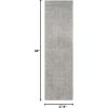 SAFAVIEH Laguna Shag Collection Area Rug – 8′ x 10′, Sand, Solid Design, Non-Shedding & Easy Care, 2-inch Thick Ideal for High Traffic Areas in Living Room, Bedroom (SGL303C)(Silver)