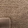 SAFAVIEH Laguna Shag Collection Area Rug – 8′ x 10′, Sand, Solid Design, Non-Shedding & Easy Care, 2-inch Thick Ideal for High Traffic Areas in Living Room, Bedroom (SGL303C)(Sand)