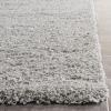 SAFAVIEH Laguna Shag Collection Area Rug – 8′ x 10′, Sand, Solid Design, Non-Shedding & Easy Care, 2-inch Thick Ideal for High Traffic Areas in Living Room, Bedroom (SGL303C)(Silver)