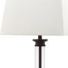 SAFAVIEH Lighting Collection Davis Modern Farmhouse Black 31-inch Bedroom Living Room Home Office Desk Nightstand Table Lamp Set of 2 (LED Bulbs Included)