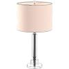 SAFAVIEH Lighting Collection Deco Modern Crystal Column 25-inch Bedroom Living Room Home Office Desk Nightstand Table Lamp Set of 2 (LED Bulbs Included)