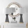 SAFAVIEH Lighting Collection Onder Grey/Gold 27-inch Table Lamp Set of 2(Grey – Set of 2)