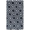 SAFAVIEH Rainbow Shag Collection Area Rug – 8′ x 10′, Charcoal & White, Slip Resistant, Non-Shedding & Easy Care, 1.6-inch Thick, Ideal for Living Room, Bedroom, Home Office, Dining Space (RBO102H-8)(Charcoal/White)