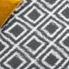 SAFAVIEH Rainbow Shag Collection Area Rug – 8′ x 10′, Charcoal & White, Slip Resistant, Non-Shedding & Easy Care, 1.6-inch Thick, Ideal for Living Room, Bedroom, Home Office, Dining Space (RBO102H-8)(Charcoal/White)