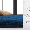 SAFAVIEH Rainbow Shag Collection Area Rug – 8′ x 10′, Grey, Slip Resistant, Non-Shedding & Easy Care, 1.6-inch Thick, Ideal for Living Room, Bedroom, Home Office, Dining Space (RBO101F-8)(Navy)