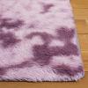 SAFAVIEH Rainbow Shag Collection Area Rug – 8′ x 10′, Light Beige, Slip Resistant, Non-Shedding & Easy Care, 1.6-inch Thick, Ideal for Living Room, Bedroom, Home Office, Dining Space (RBO100A-8)(Purple)