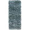 SAFAVIEH Rio Shag Collection Area Rug – 5′ x 8′, Green & Multi, Handmade Decorative, 3.5-inch Thick Ideal for High Traffic Areas in Living Room, Bedroom (SG951A)(Light Blue)