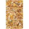 SAFAVIEH Rio Shag Collection Area Rug – 5′ x 8′, Green & Multi, Handmade Decorative, 3.5-inch Thick Ideal for High Traffic Areas in Living Room, Bedroom (SG951A)(Gold/Multi)