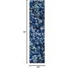 SAFAVIEH Rio Shag Collection Area Rug – 5′ x 8′, Green & Multi, Handmade Decorative, 3.5-inch Thick Ideal for High Traffic Areas in Living Room, Bedroom (SG951A)(Navy/Multi)