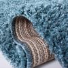 SAFAVIEH Venus Shag Collection Area Rug – 5’3″ x 7’6″, Green, Non-Shedding & Easy Care, 1.8-inch Thick Ideal for High Traffic Areas in Living Room, Bedroom (VNS520Y)(Blue)