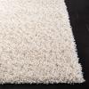 SAFAVIEH Venus Shag Collection Area Rug – 5’3″ x 7’6″, Green, Non-Shedding & Easy Care, 1.8-inch Thick Ideal for High Traffic Areas in Living Room, Bedroom (VNS520Y)(Ivory)