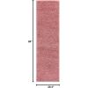 SAFAVIEH Venus Shag Collection Area Rug – 5’3″ x 7’6″, Green, Non-Shedding & Easy Care, 1.8-inch Thick Ideal for High Traffic Areas in Living Room, Bedroom (VNS520Y)(Pink)