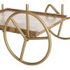 Safavieh Home Collection Harper 2-tier Natural Wheels Bar Cart