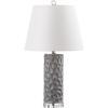 Safavieh Lighting Collection Dixon Navy White and Navy Base Table Lamp, Set of 2(Grey – Set of 2)