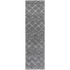 SAFAVIEH Area Rug 8×10 – Arizona Shag Collection – Large – Dark Grey & Ivory, Moroccan Boho Design, Non-Shedding & Easy to Clean, Plush Pile, Ideal for Living Room, Bedroom, Dining Space (ASG743G)(Dark Grey/Ivory)