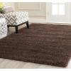 SAFAVIEH Area Rug 8×10 – August Shag Collection – Large – Beige, Solid Pattern, Non-Shedding & Easy Cleaning, Plush Thick Pile, Ideal for Living Room, Bedroom, Dining Space (AUG200D)(Brown)
