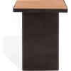 SAFAVIEH Couture Collection – Bellatressa Black Metal Accent Table, Square Red Marble Top, Modern Design, Fully Assembled (SFV5774A)(Red / Black)