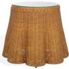 SAFAVIEH Couture Collection – Hylda Natural Rattan Accent Table, Round Shape, Glass Top Design, Fully Assembled (CWK3011A)(Natural)