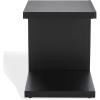 SAFAVIEH Couture Collection – Tawney Black Accent Table, C-Shaped Side Table, Modern Minimalist Design (SFV1317A)(Black)