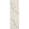 SAFAVIEH Florida Shag Collection Area Rug – 8’6″ x 12′, Dark Blue & Cream, Non-Shedding & Easy Care, 1.2-inch Thick Ideal for High Traffic Areas in Living Room, Bedroom (SG472-6511)(Cream/Light Blue)