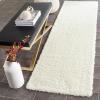 SAFAVIEH Laguna Shag Collection Area Rug – 8′ x 10′, Sand, Solid Design, Non-Shedding & Easy Care, 2-inch Thick Ideal for High Traffic Areas in Living Room, Bedroom (SGL303C)(Ivory)