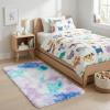 SAFAVIEH Rainbow Shag Collection Area Rug – 8′ x 10′, Light Beige, Slip Resistant, Non-Shedding & Easy Care, 1.6-inch Thick, Ideal for Living Room, Bedroom, Home Office, Dining Space (RBO100A-8)(Rainbow/Multi)