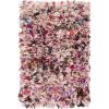 SAFAVIEH Rio Shag Collection Area Rug – 5′ x 8′, Green & Multi, Handmade Decorative, 3.5-inch Thick Ideal for High Traffic Areas in Living Room, Bedroom (SG951A)(Blush)