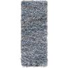 SAFAVIEH Rio Shag Collection Area Rug – 5′ x 8′, Green & Multi, Handmade Decorative, 3.5-inch Thick Ideal for High Traffic Areas in Living Room, Bedroom (SG951A)(Light Grey)