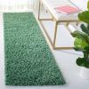 SAFAVIEH Venus Shag Collection Area Rug – 5’3″ x 7’6″, Green, Non-Shedding & Easy Care, 1.8-inch Thick Ideal for High Traffic Areas in Living Room, Bedroom (VNS520Y)(Green)