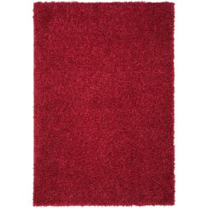 SAFAVIEH Area Rug 8×10 – August Shag Collection – Large – Beige, Solid Pattern, Non-Shedding & Easy Cleaning, Plush Thick Pile, Ideal for Living Room, Bedroom, Dining Space (AUG200D)(Red)