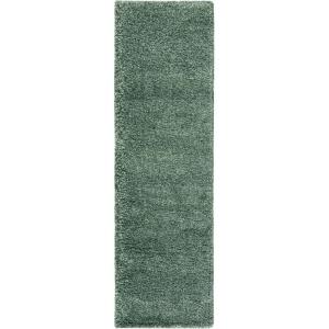 SAFAVIEH Area Rug 8×10 – Hudson Shag Collection – Large – Green, Non-Shedding & Easy Cleaning, Ultra Plush Thick Pile, Ideal for Living Room, Bedroom, Dining Space (SGH220Y)(Green)