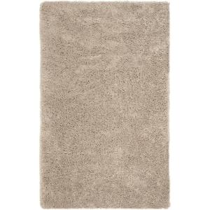 SAFAVIEH Classic Shag Collection Area Rug – 5′ x 8′, Lime, Handmade, 1.75-inch Thick Ideal for High Traffic Areas in Living Room, Bedroom (SG240B)(Taupe)