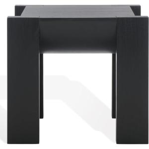 SAFAVIEH Couture Collection – Jessandria Natural Brown Accent Table, Contemporary Design, Fully Assembled (SFV7719A)(Black)