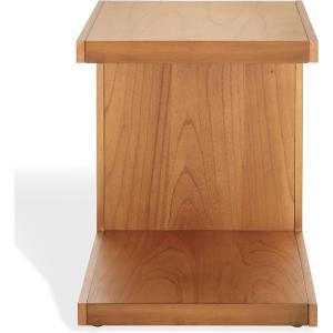 SAFAVIEH Couture Collection – Tawney Black Accent Table, C-Shaped Side Table, Modern Minimalist Design (SFV1317A)(Natural)