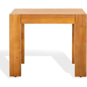 SAFAVIEH Couture Collection Nikole Natural Brown Rectangle Accent Table(Natural)