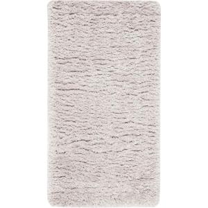 SAFAVIEH Flokati Shag Collection Area Rug – 6’7″ x 9′, Beige, Solid Design, Non-Shedding & Easy Care, 2.75-inch Thick Ideal for High Traffic Areas in Living Room, Bedroom (FLK950E)(Silver)