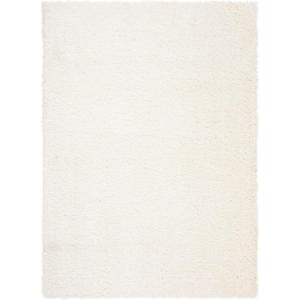 SAFAVIEH Flokati Shag Collection Area Rug – 6’7″ x 9′, Beige, Solid Design, Non-Shedding & Easy Care, 2.75-inch Thick Ideal for High Traffic Areas in Living Room, Bedroom (FLK950E)(Ivory)