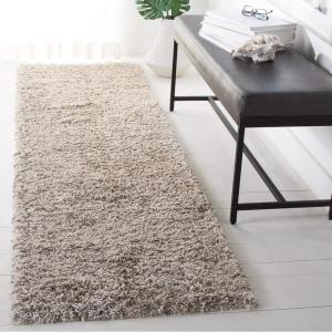 SAFAVIEH Hudson Shag Collection Area Rug – 9′ x 12′, Ivory & Grey, Chevron Design, Non-Shedding & Easy Care, 2-inch Thick Ideal for High Traffic Areas in Living Room, Bedroom (SGH330A)(Ivory/Grey)