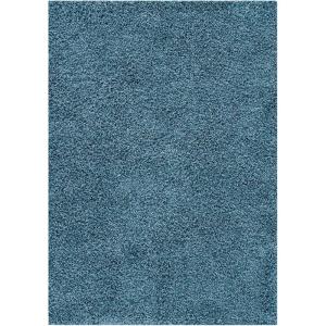 SAFAVIEH Venus Shag Collection Area Rug – 5’3″ x 7’6″, Green, Non-Shedding & Easy Care, 1.8-inch Thick Ideal for High Traffic Areas in Living Room, Bedroom (VNS520Y)(Blue)