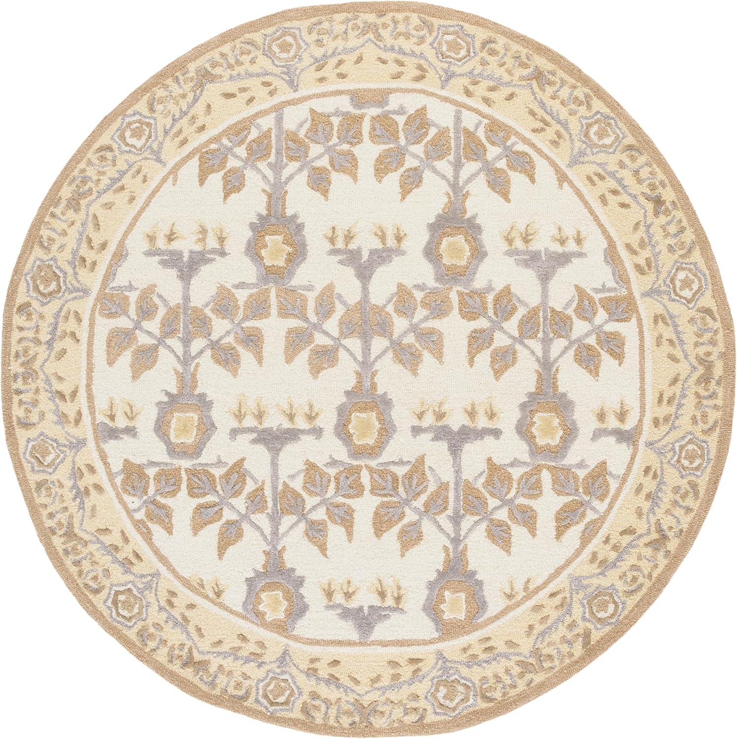 image:imageSAFAVIEH Area Rug 8x10 Earthly Treasures Collection Large Ivory amp Blue Handmade Wool amp Viscose Ideal for Living Room Bedroom Dining Space ET215MIvoryBeige