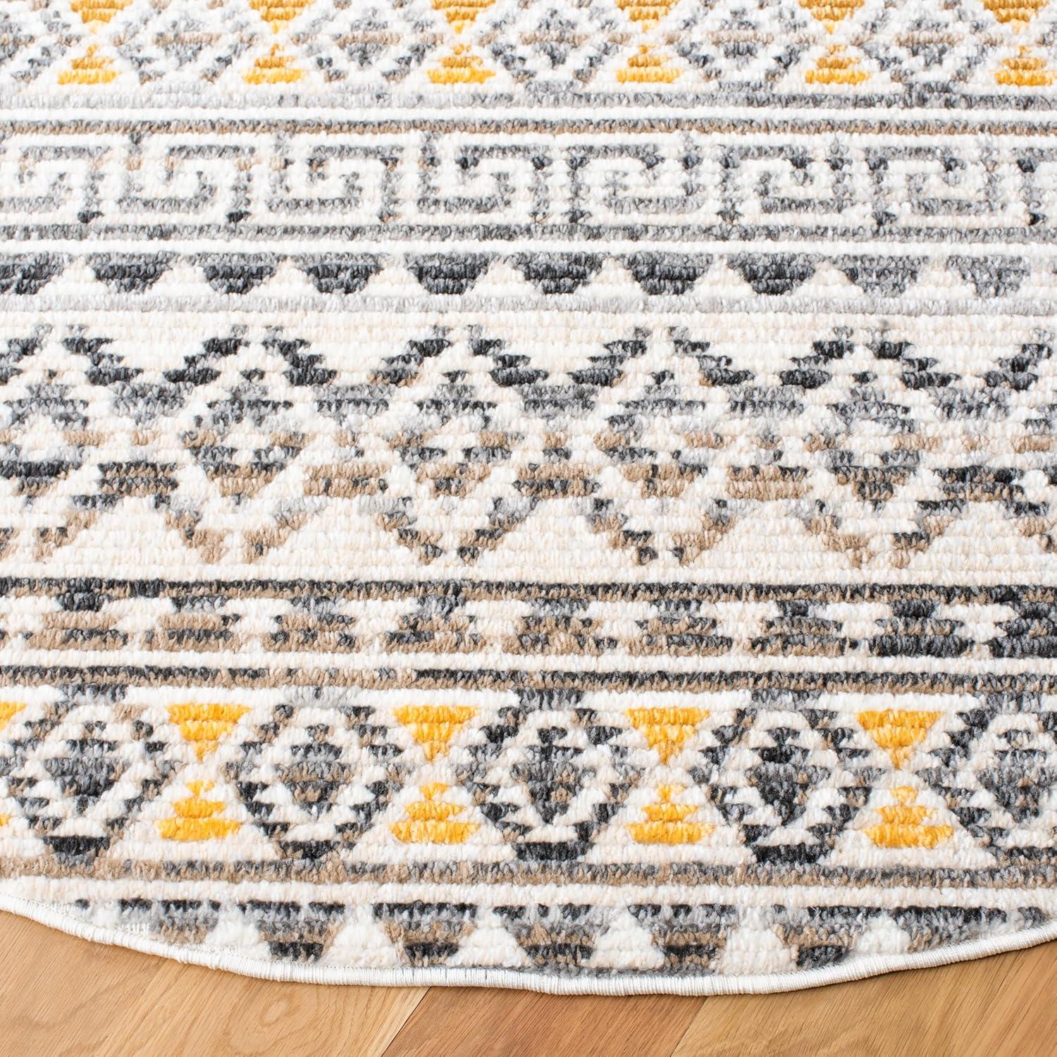 image:imageSAFAVIEH Area Rug 8x10 Sedona Collection Large Ivory amp Charcoal Moroccan Boho Tribal Design NonShedding amp Easy Cleaning Ideal for Living Room Bedroom Office Dining Space SED883BIvoryCharcoal