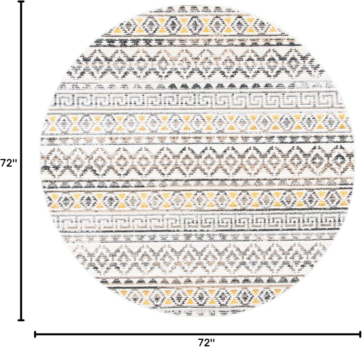 image:imageSAFAVIEH Area Rug 8x10 Sedona Collection Large Ivory amp Charcoal Moroccan Boho Tribal Design NonShedding amp Easy Cleaning Ideal for Living Room Bedroom Office Dining Space SED883BIvoryCharcoal