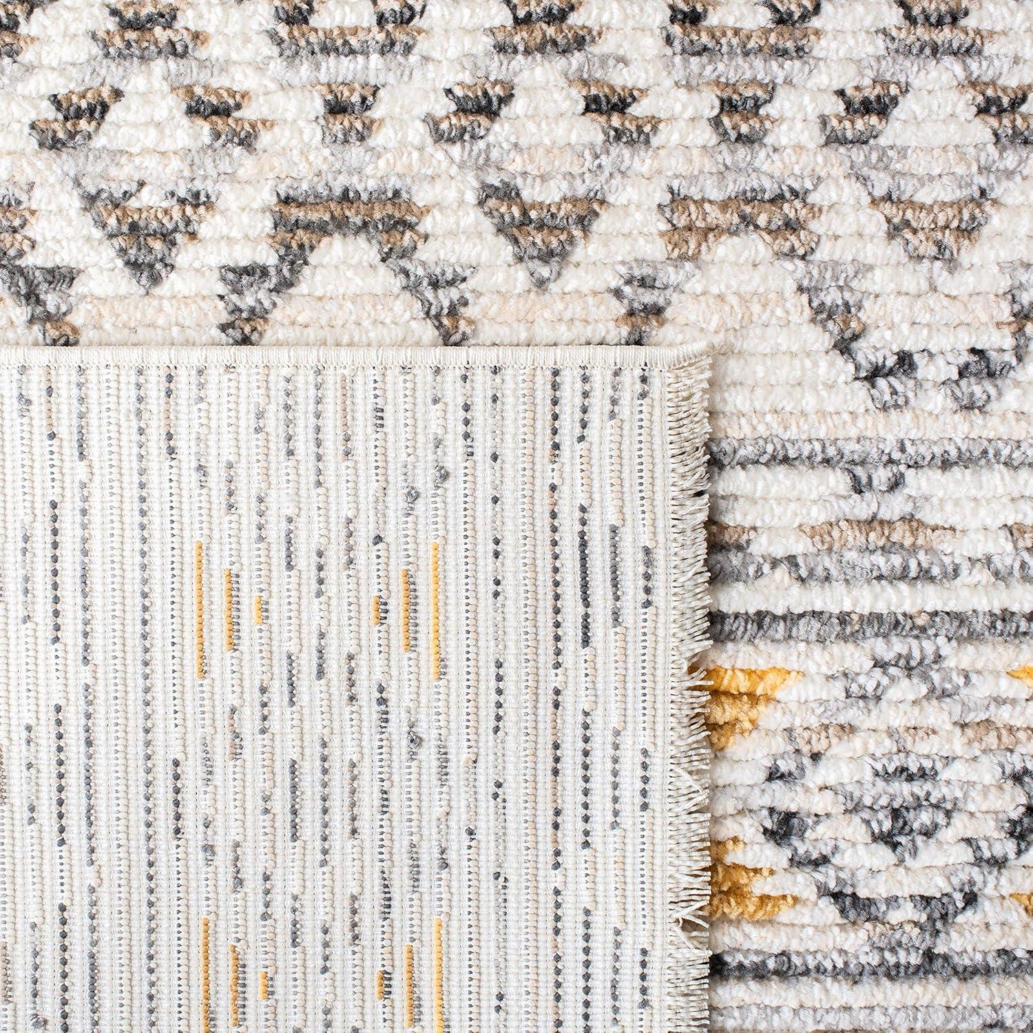 image:imageSAFAVIEH Area Rug 8x10 Sedona Collection Large Ivory amp Charcoal Moroccan Boho Tribal Design NonShedding amp Easy Cleaning Ideal for Living Room Bedroom Office Dining Space SED883BIvoryCharcoal