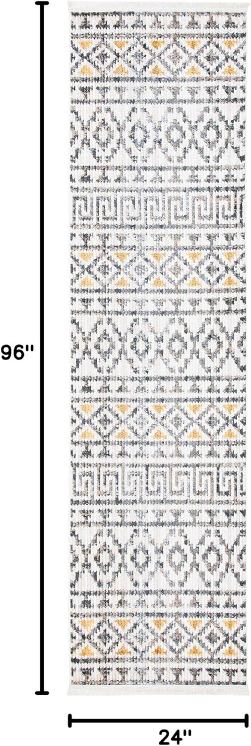 image:imageSAFAVIEH Area Rug 8x10 Sedona Collection Large Ivory amp Charcoal Moroccan Boho Tribal Design NonShedding amp Easy Cleaning Ideal for Living Room Bedroom Office Dining Space SED883BIvoryCharcoal