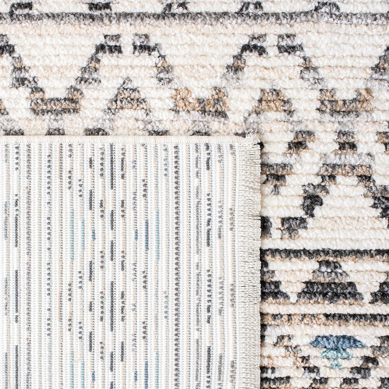 image:imageSAFAVIEH Area Rug 8x10 Sedona Collection Large Ivory amp Charcoal Moroccan Boho Tribal Design NonShedding amp Easy Cleaning Ideal for Living Room Bedroom Office Dining Space SED883BIvoryGrey