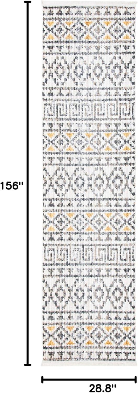 image:imageSAFAVIEH Area Rug 8x10 Sedona Collection Large Ivory amp Charcoal Moroccan Boho Tribal Design NonShedding amp Easy Cleaning Ideal for Living Room Bedroom Office Dining Space SED883BIvoryCharcoal