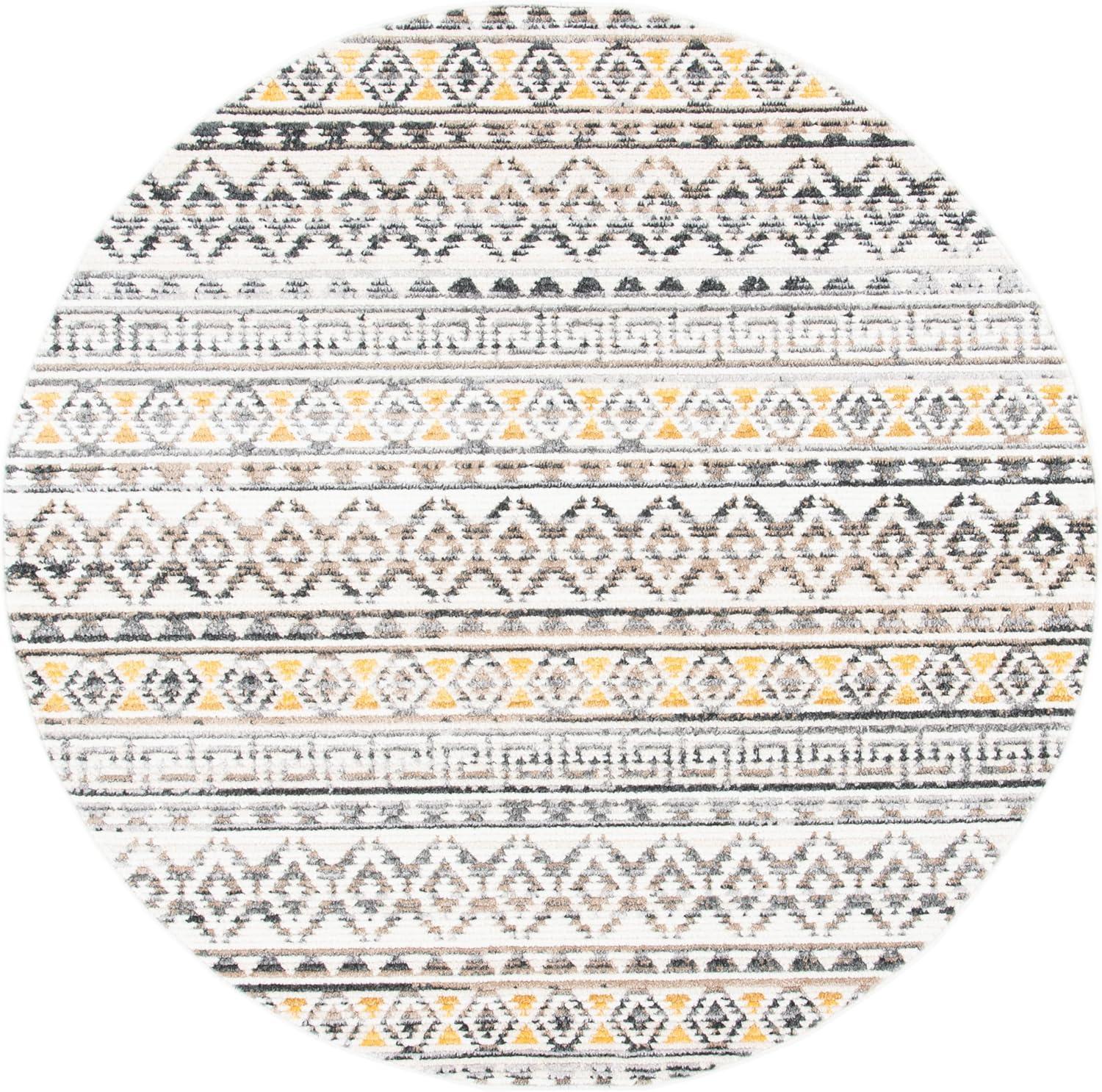 image:imageSAFAVIEH Area Rug 8x10 Sedona Collection Large Ivory amp Charcoal Moroccan Boho Tribal Design NonShedding amp Easy Cleaning Ideal for Living Room Bedroom Office Dining Space SED883BIvoryCharcoal