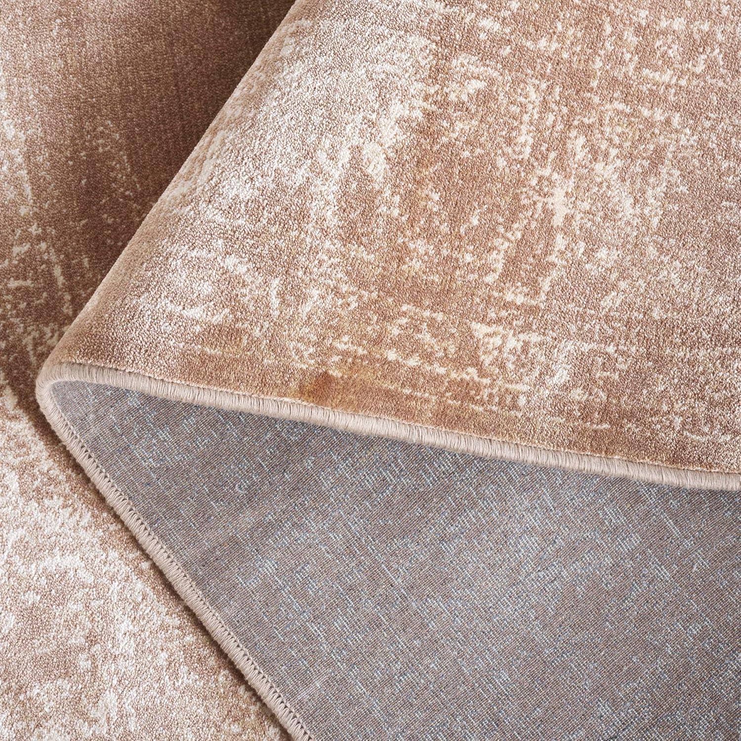 image:imageSAFAVIEH Area Rug 8x10 Vintage Collection Large Turquoise amp Multi Viscose Distressed Design Slip Resistant Ideal for Living Room Bedroom Office Dining Space VTG1122220Taupe