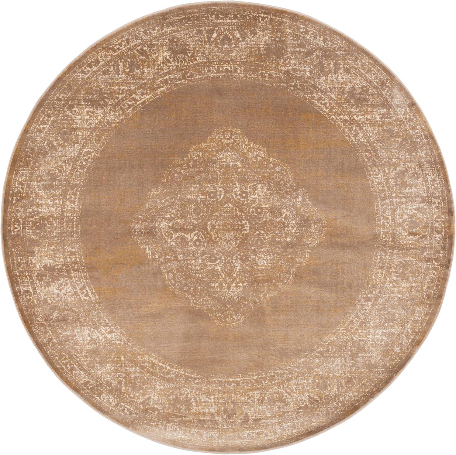 image:imageSAFAVIEH Area Rug 8x10 Vintage Collection Large Turquoise amp Multi Viscose Distressed Design Slip Resistant Ideal for Living Room Bedroom Office Dining Space VTG1122220Taupe