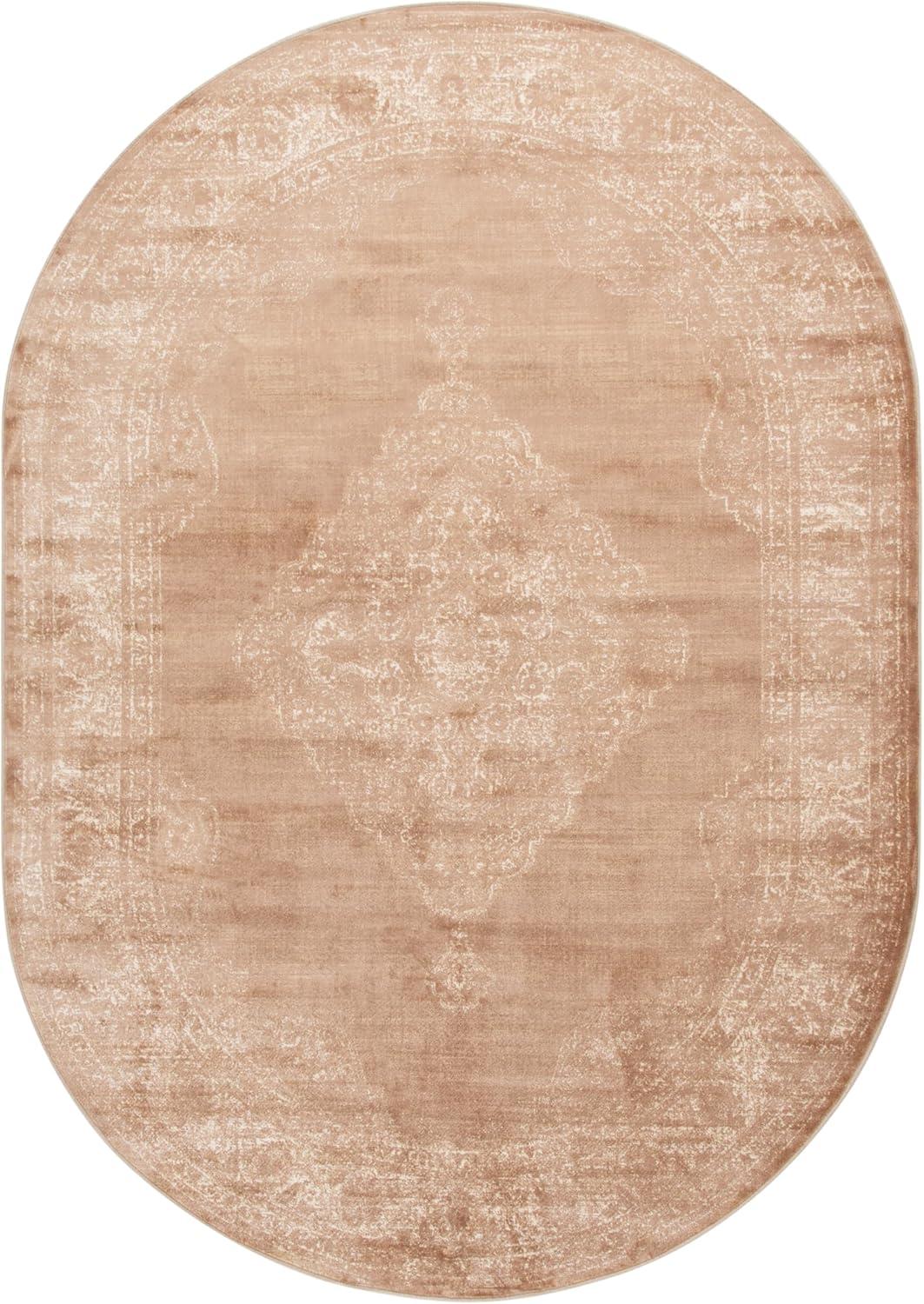 image:imageSAFAVIEH Area Rug 8x10 Vintage Collection Large Turquoise amp Multi Viscose Distressed Design Slip Resistant Ideal for Living Room Bedroom Office Dining Space VTG1122220Taupe